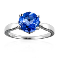 Bague en argent et Fluorite à couleur changeante