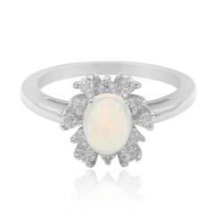 Bague en argent et Opale Welo