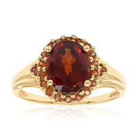 Bague en or et Grenat Hessonite