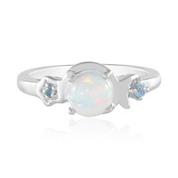 Bague en argent et Opale Welo