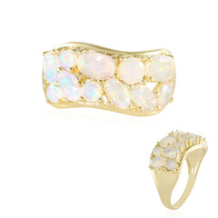 Bague en argent et Opale Welo