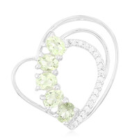 Pendentif en argent et Tourmaline