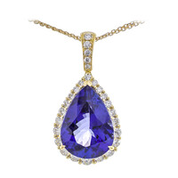 Collier en or et Tanzanite AAA (CIRARI)