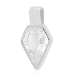 Pendentif en argent et Quartz blanc