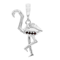Pendentif en argent et Grenat du Mozambique