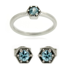 Bague en argent et Zircon de Ratanakiri