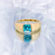 Bague en or et Zircon de Ratanakiri