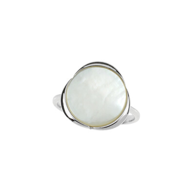 Bague en argent et Nacre (dagen)