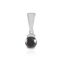 Pendentif en or et Diamant noir