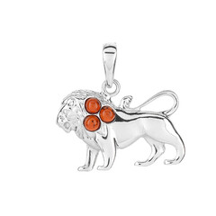 Pendentif en argent et Ambre baltique