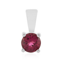 Pendentif en argent et Tourmaline néon de Madagascar