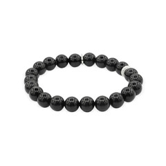 Bracelet en argent et Onyx noir