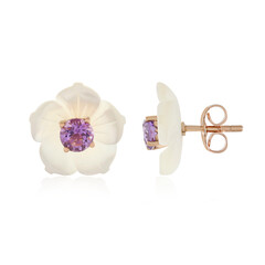 Boucles d'oreilles en argent et Nacre (Gems en Vogue)