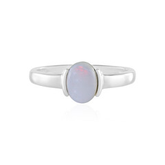 Bague en argent et Opale d'Australie
