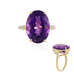 Bague en argent et Améthyste de Sibérie