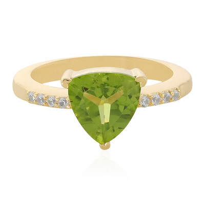 Bague en argent et Péridot