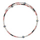Collier ras du cou en acier et Perles de culture d’eau douce noires (Riya)