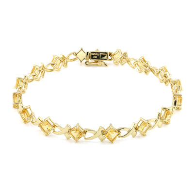 Bracelet en argent et Citrine