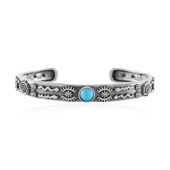 Bracelet en argent et Turquoise Sleeping Beauty (Desert Chic)