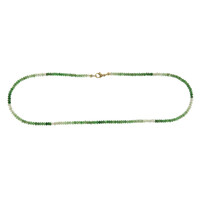 Collier en or et Tsavorite de Tanzanie (CUSTODANA)