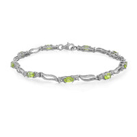 Bracelet en argent et Tourmaline Paraïba