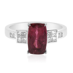 Bague en or et Rubellite AAA du Brésil (CIRARI)