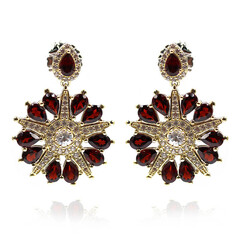 Boucles d'oreilles en argent et Grenat du Mozambique (Dallas Prince Designs)
