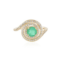 Bague en or et Emeraude de Russie (de Melo)