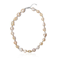 Collier en argent et Perle de culture d'eau douce (TPC)