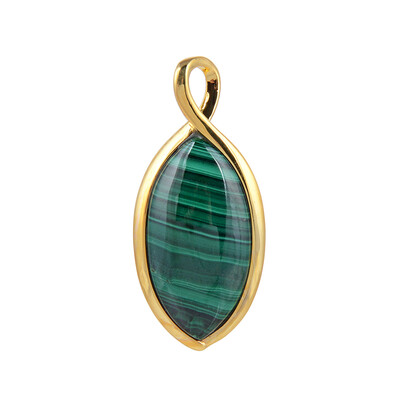 Pendentif en argent et Malachite