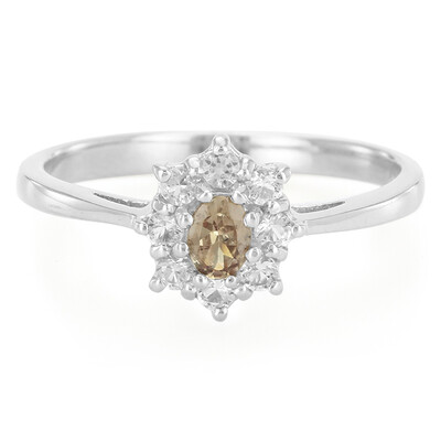 Bague en argent et Grenat de Tanzanie à couleur changeante