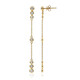Boucles d'oreilles en or et Diamant SI2 (H) (CIRARI)