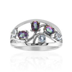 Bague en argent et Quartz mystique