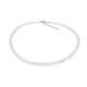 Collier en argent et Pierre de Lune arc-en-ciel