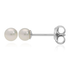 Boucles d'oreilles en argent et Perle de culture d'eau douce
