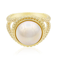 Bague en argent et Perle de Mabé (TPC)