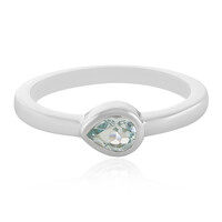 Bague en argent et Topaze bleu ciel