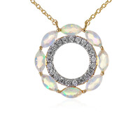 Collier en argent et Opale Welo