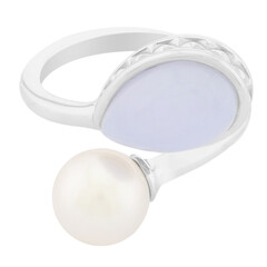 Bague en argent et Agate (TPC)