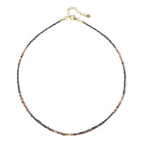 Collier en argent et Diamant noir
