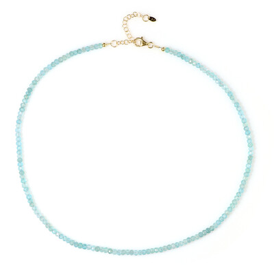 Collier en argent et Apatite bleue