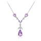 Collier en argent et Améthyste