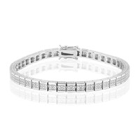 Bracelet en argent et Diamant I3 (I)