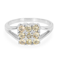 Bague en argent et Topaze impériale