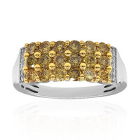 Bague en or et Diamant orange SI2 (CIRARI)
