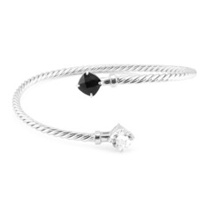 Bracelet en argent et Topaze blanche