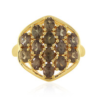 Bague en argent et Grenat à couleur changeante