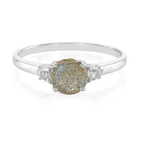 Bague en argent et Spectrolite