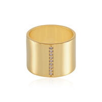 Bague en laiton et Diamant I3 (H) (Juwelo Style)