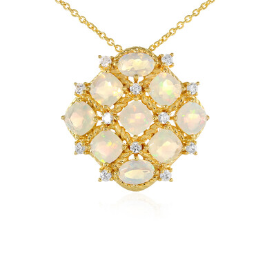 Collier en argent et Opale Welo